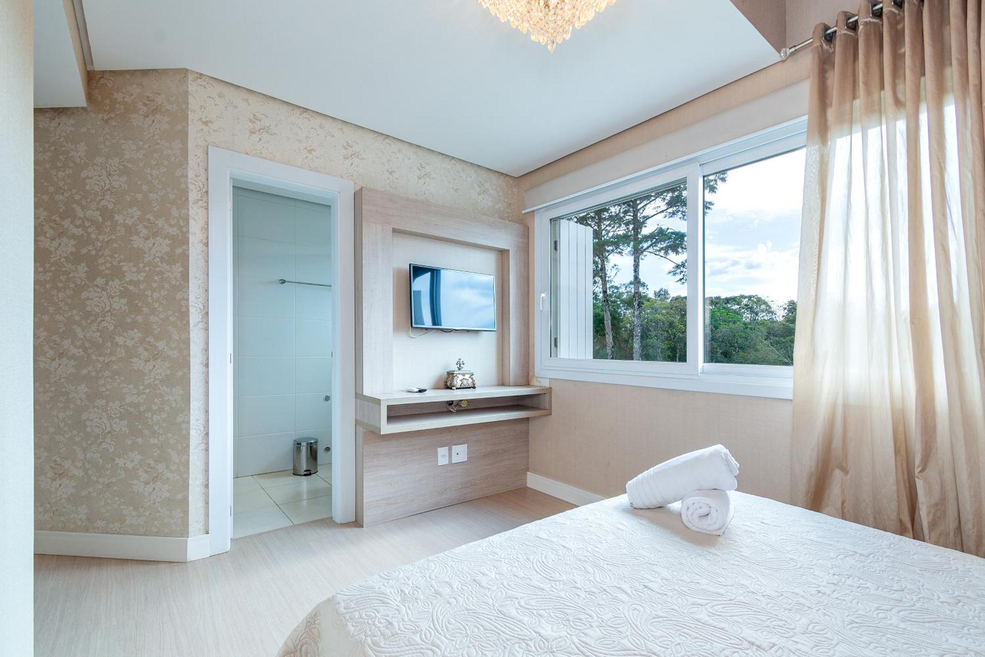Luxuoso Apartamento Central Para 10 Pessoas Gramado Exterior foto